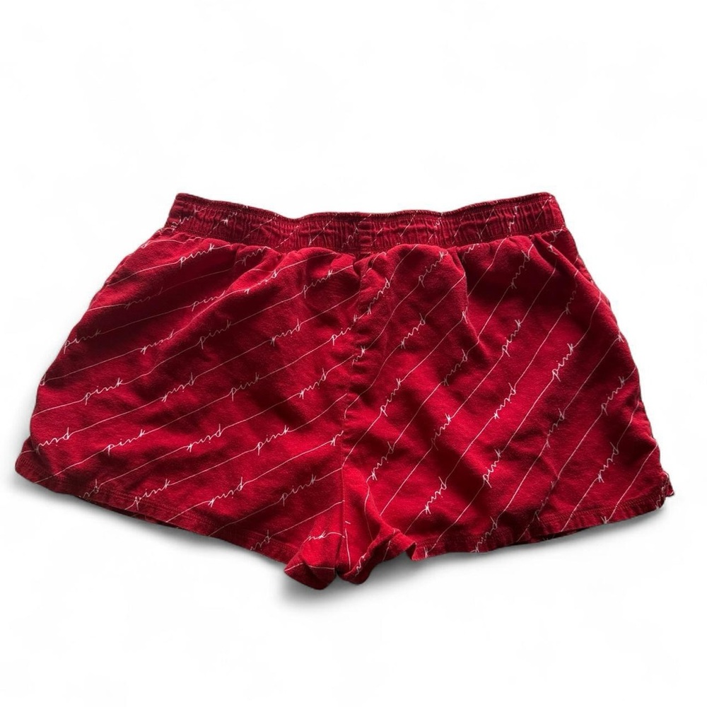 Victoria’s Secret PINK Red Boxer PJ Shorts Women’s Size Small - Picture 2 of 4